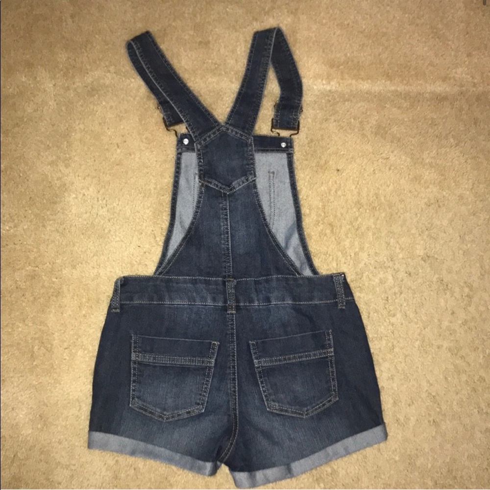 Denim Overall shorts
